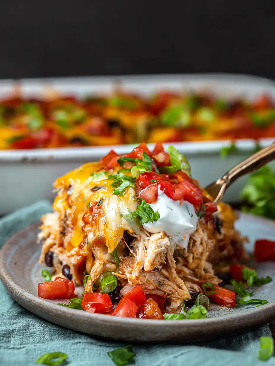 Chicken Burrito Casserole
