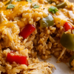 Chicken Fajita Rice Casserole