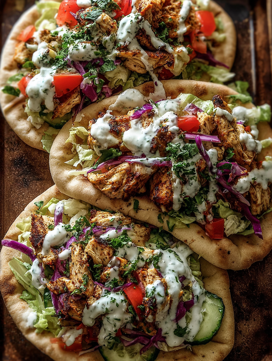 Sheet Pan Chicken Pitas