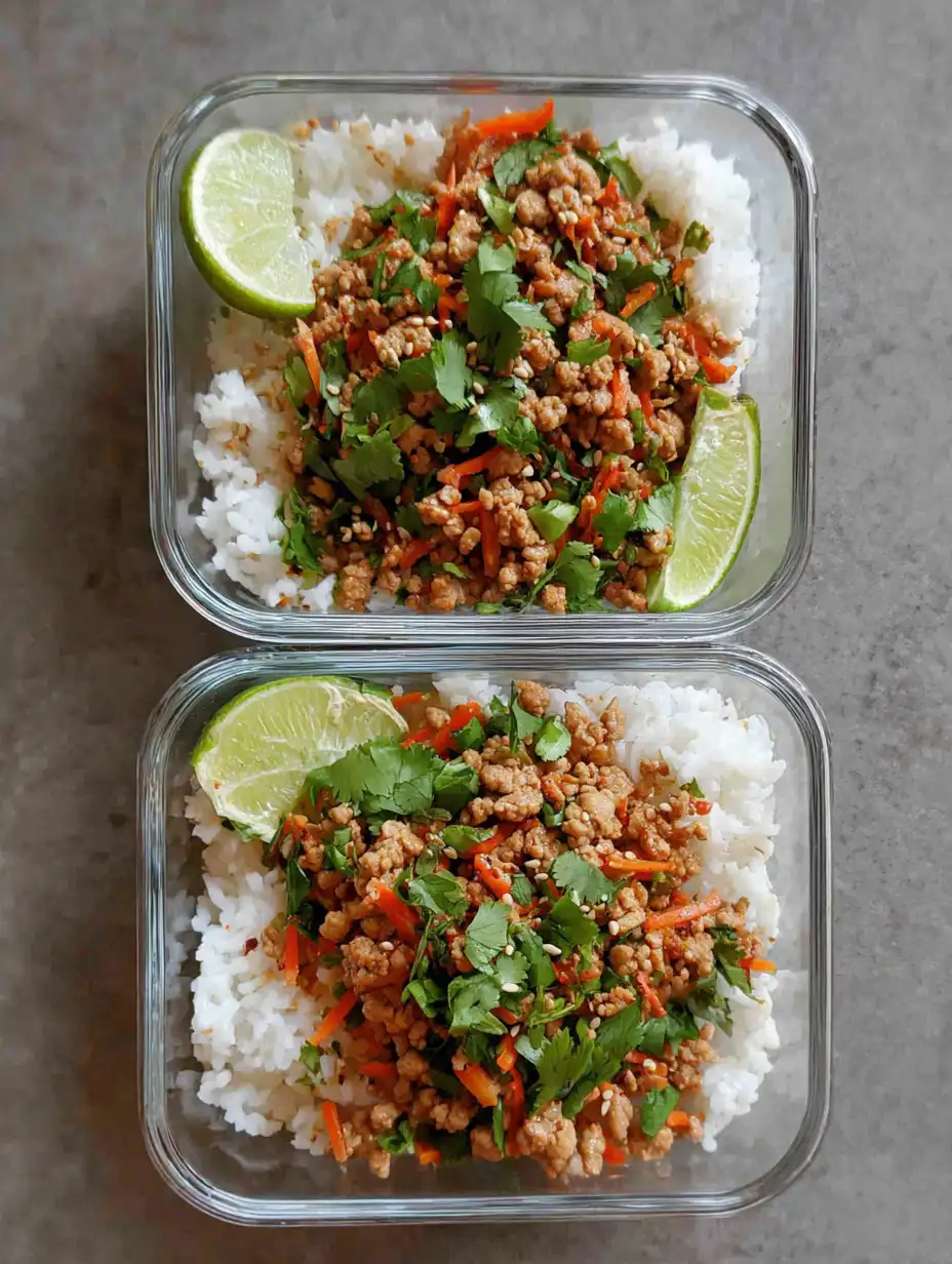 Teriyaki Ground Turkey Bowl