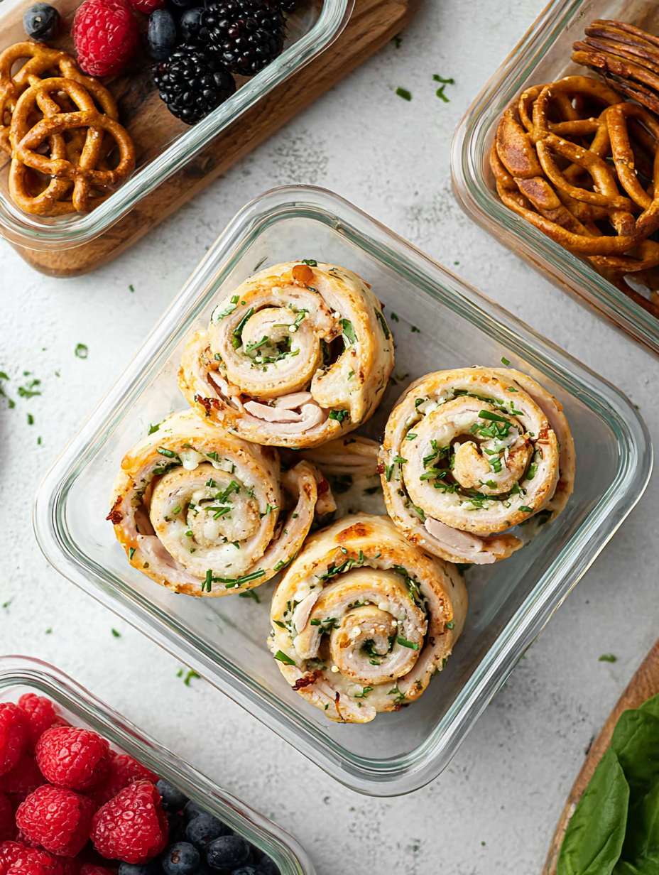 Turkey and Cheese Pinwheels