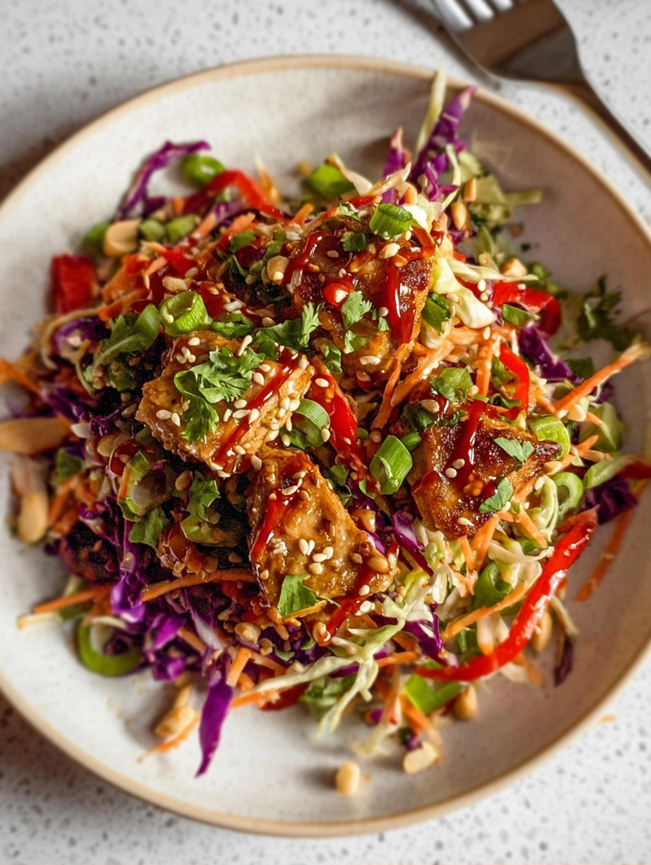 Asian Chicken Crunch Salad