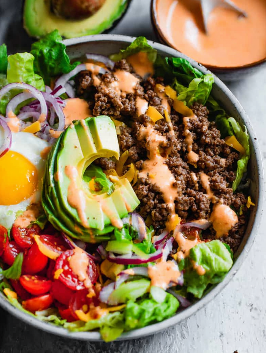 Burger Bowls (Low Carb)
