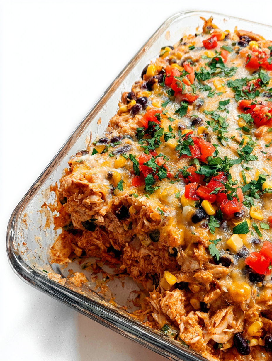 Chicken Burrito Casserole