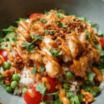 Chicken Crispy Rice Salad