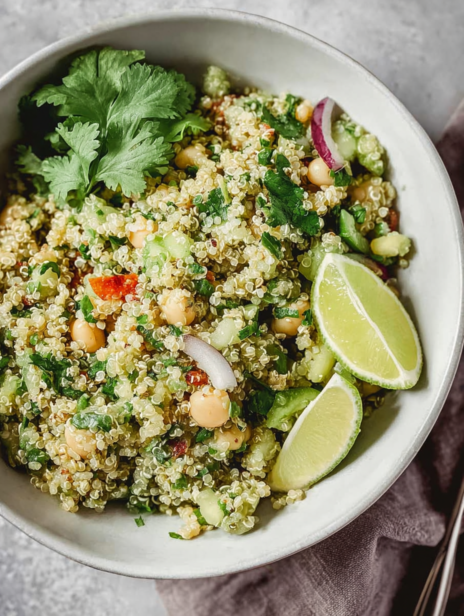Cilantro Lime Quinoa Salad