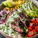 Cilantro Lime Steak Bowls