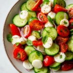Cucumber Caprese Salad