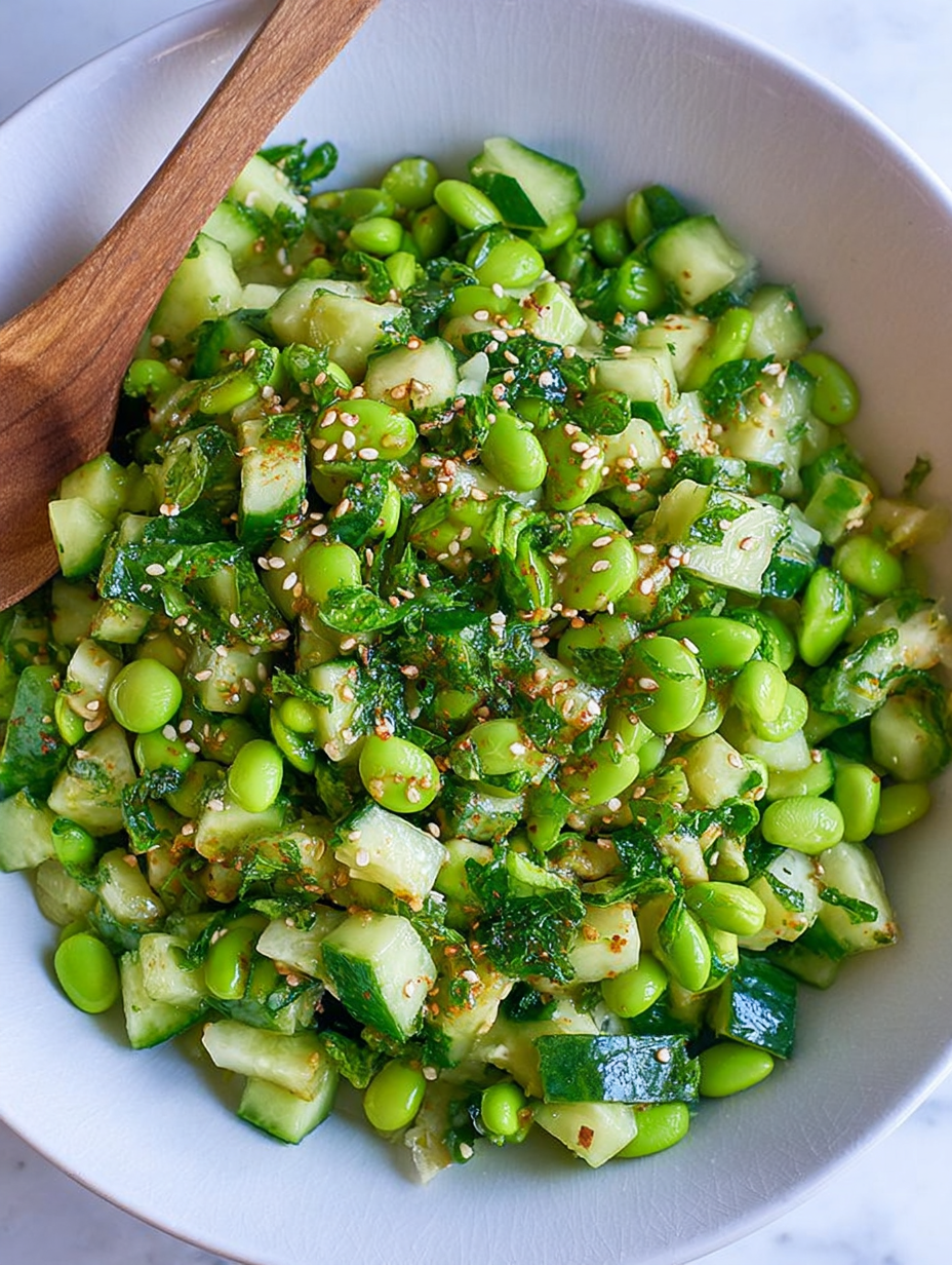 Cucumber Edamame Salad