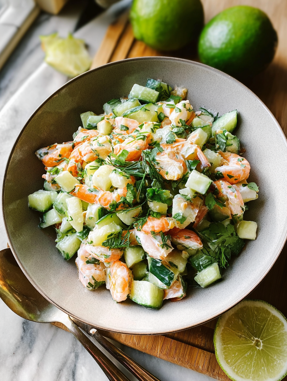 Cucumber Shrimp Salad