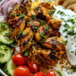 Delicious Chicken Shawarma Rice Bowl in 30 Minutes!