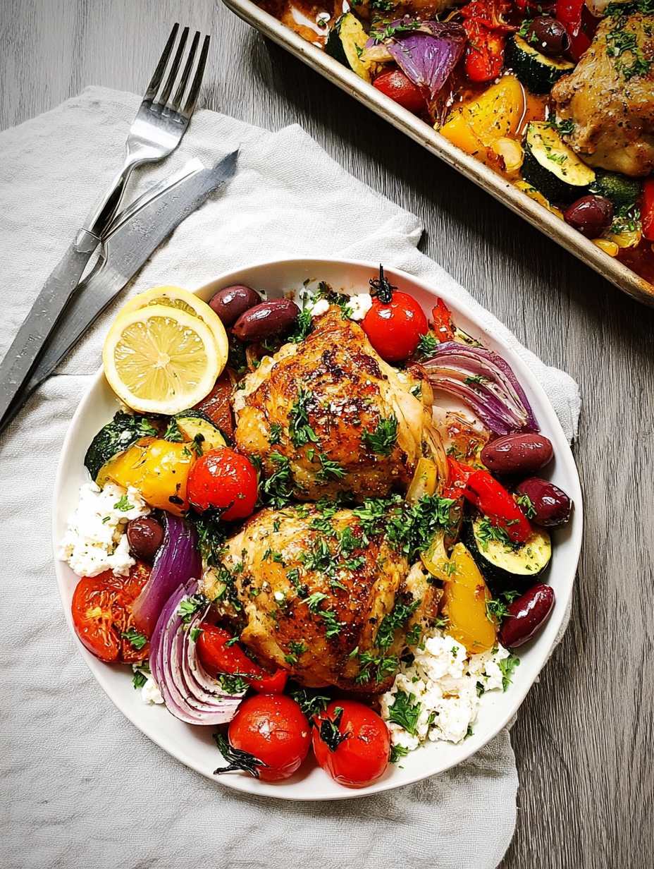 Greek Sheet Pan Chicken