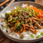 Ground Turkey Teriyaki Stir Fry