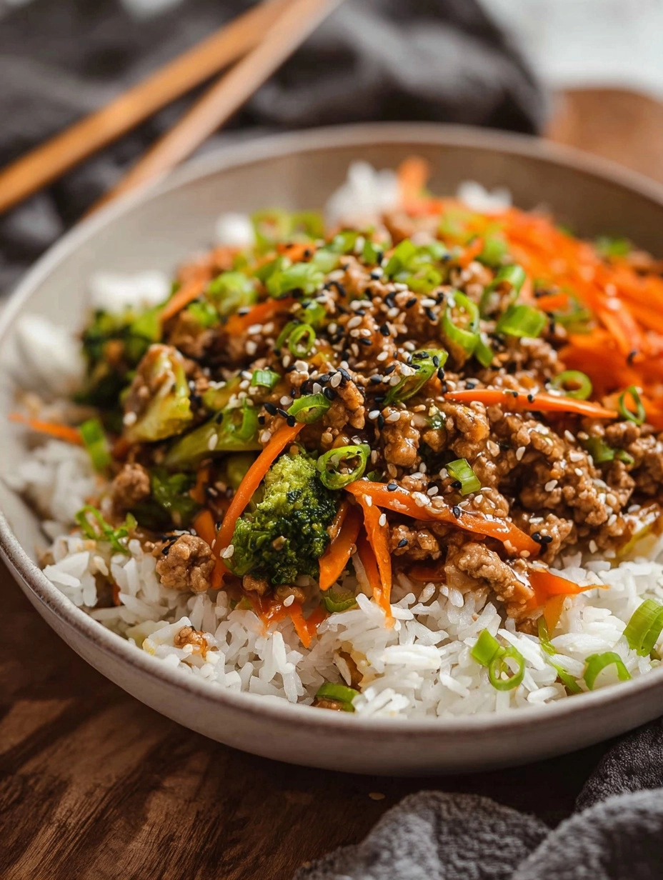 Ground Turkey Teriyaki Stir Fry