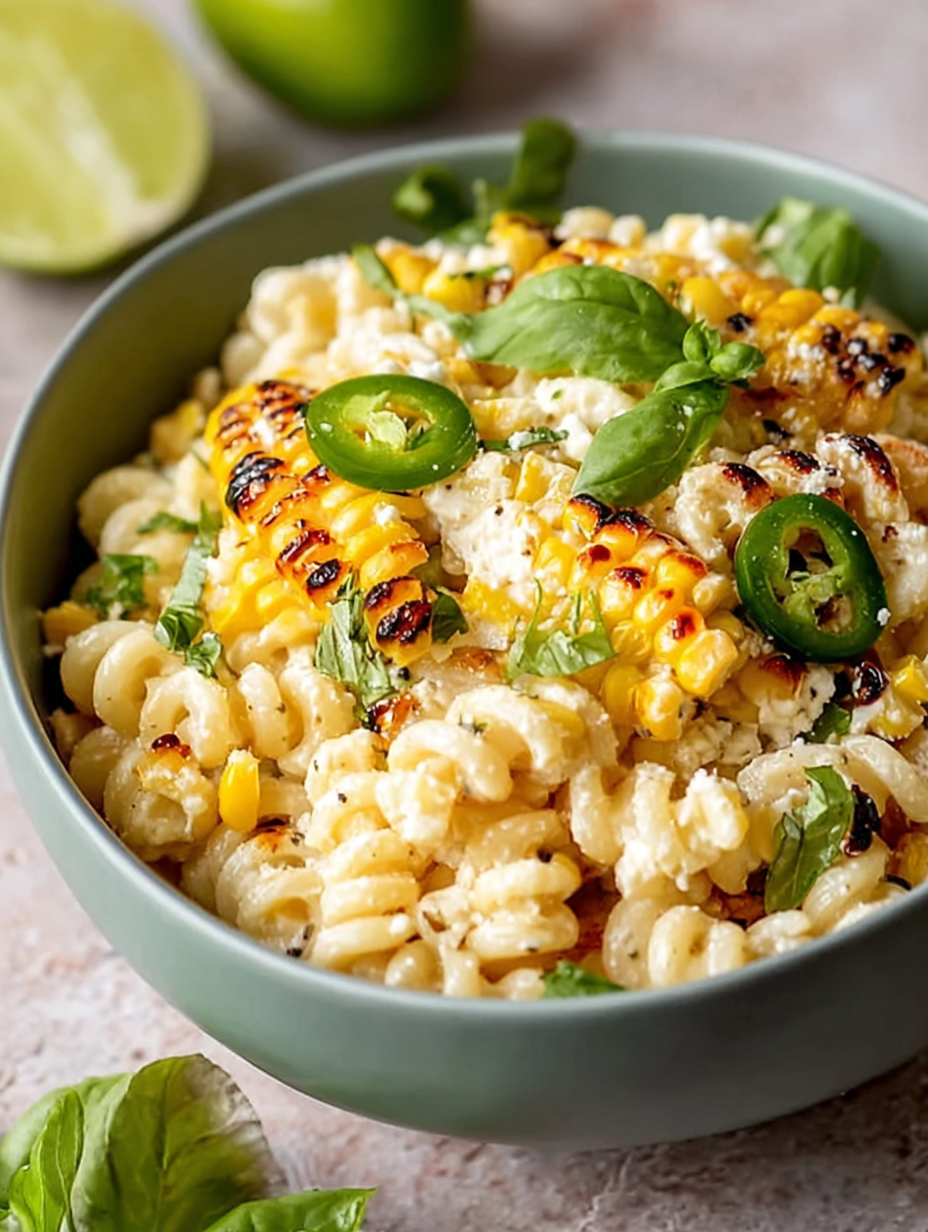 Healthy Street Corn Pasta Salad