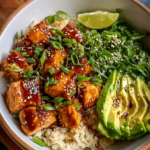 Honey Glazed Salmon Bowl