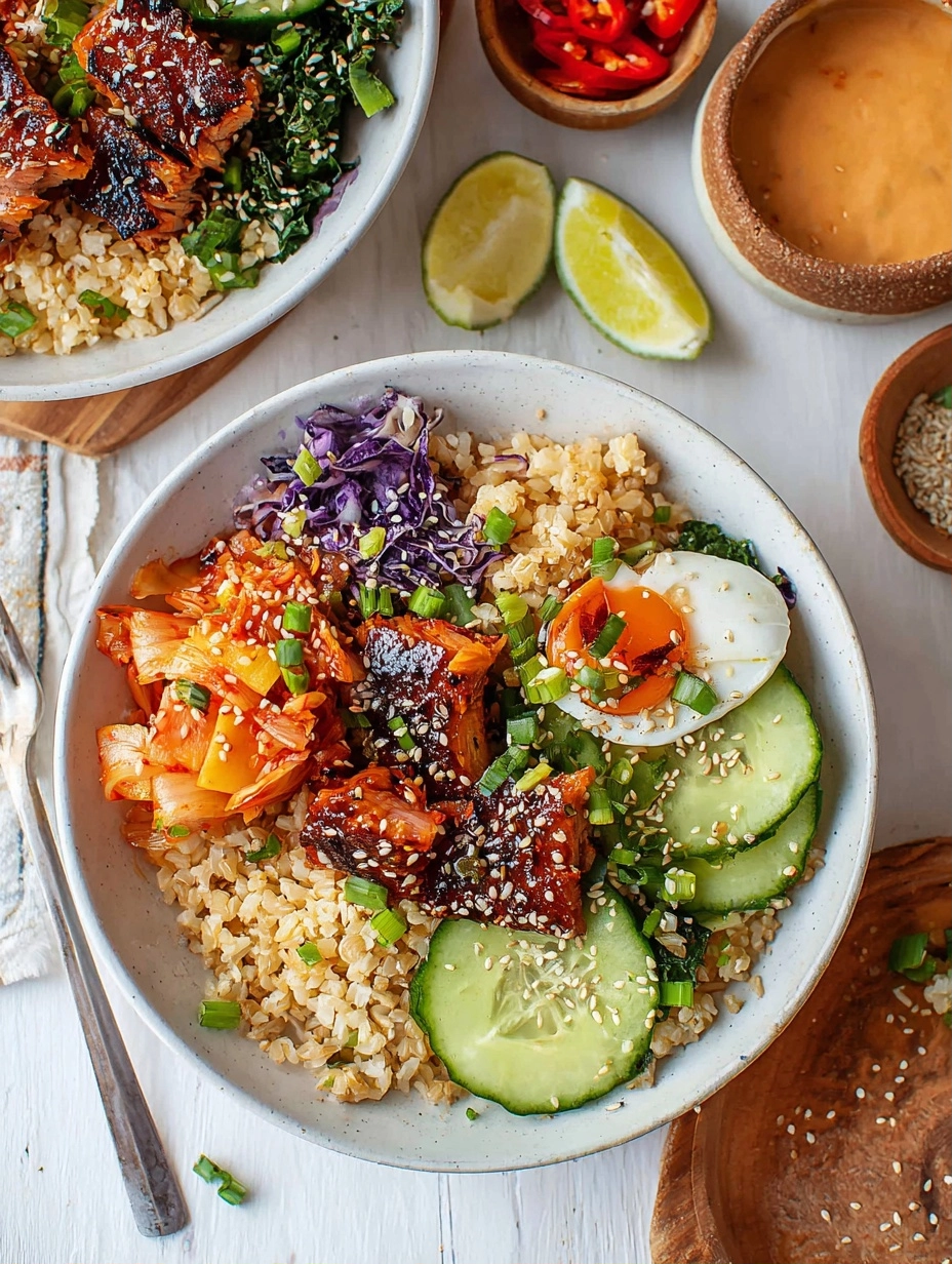 Kimchi Brown Rice Bliss Bowls