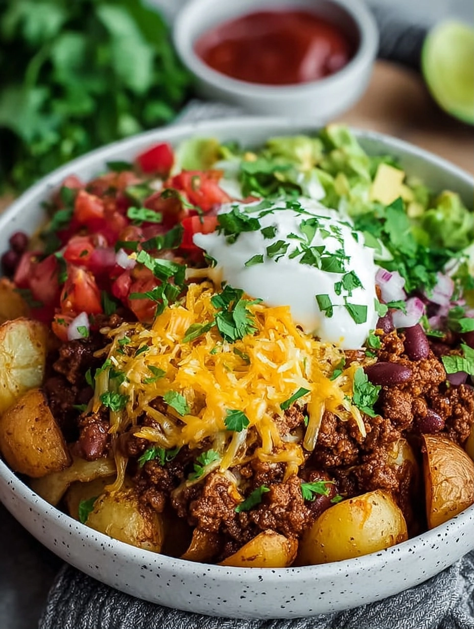 Loaded Potato Taco Bowl