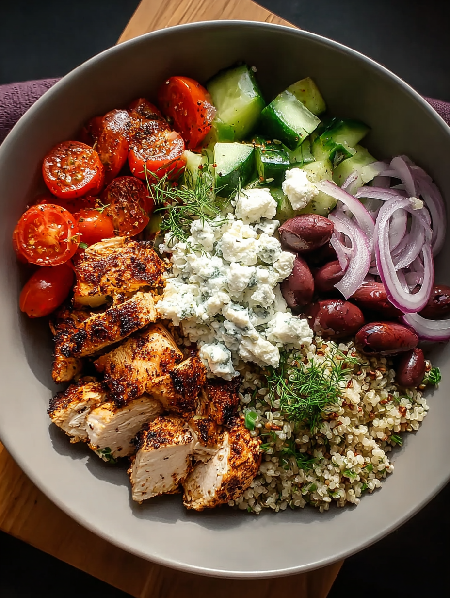 Mediterranean Chicken Bowls