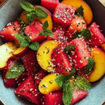 Peach Watermelon Salad