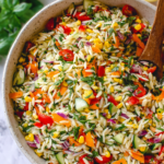 Rainbow Orzo Salad