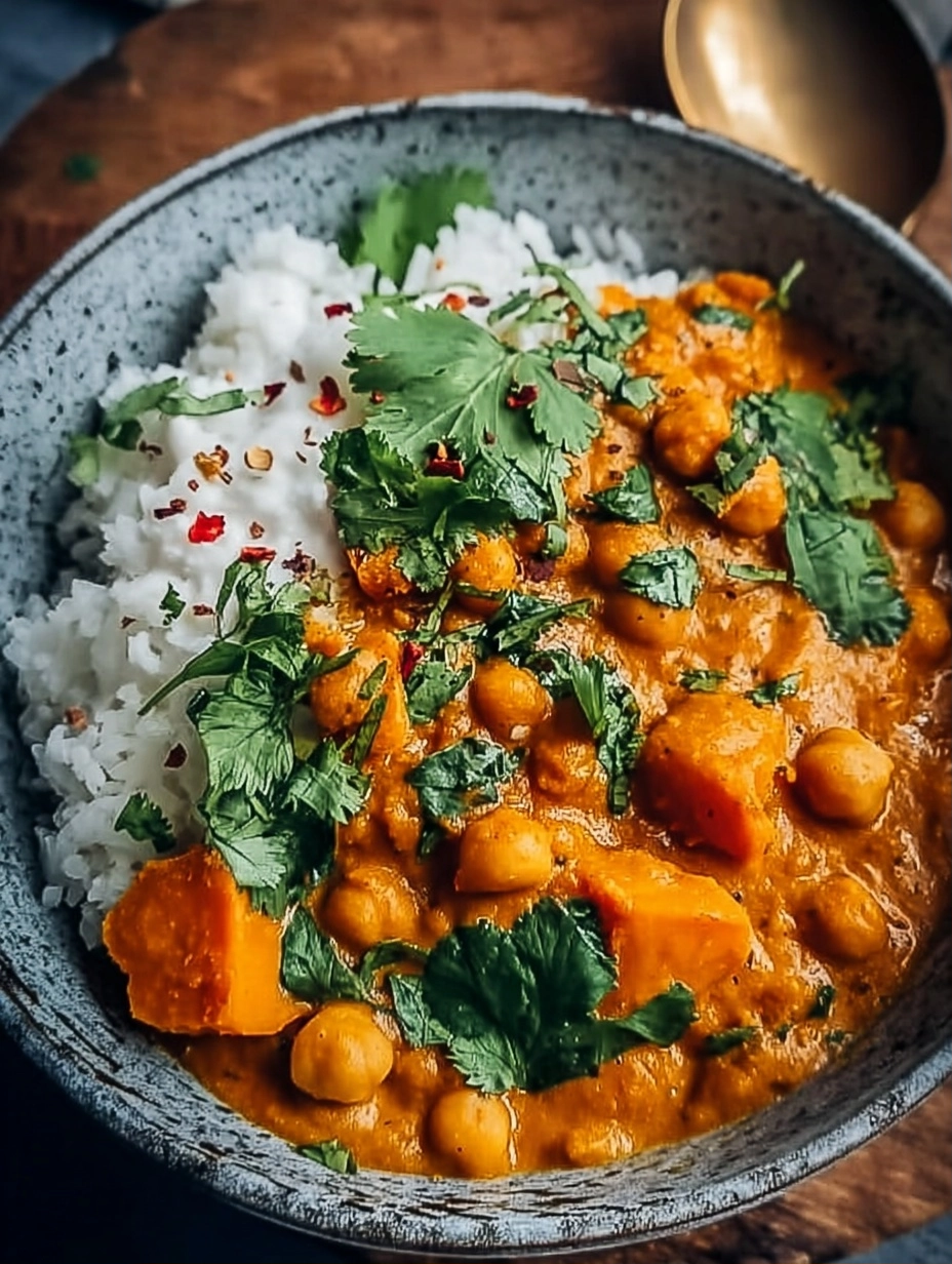 Sweet Potato and Chickpea Curry