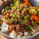 Teriyaki Turkey Rice Bowls